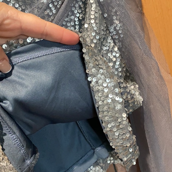 DONATED New Years Eve/Holiday party Sequined, lined. JUMP Apparel. Size 5/6 - Picture 8 of 9